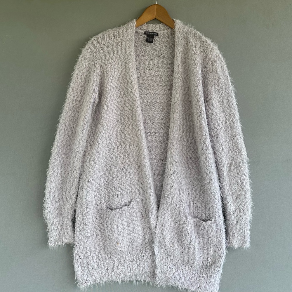 5 for $40 Chelsea & Theodore Open Cardigan Sweater Women Size S - Picture 2 of 8